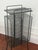 Mid-Century Modern Vintage MCM Richard Galef Style Perforated Metal Mesh Stand/ Table For Sale - Image 3 of 6