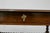 19th Century English Bobbin Leg Oak Side Table with Drawer and H Form Stretcher For Sale In Atlanta - Image 6 of 12