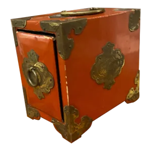 Asian Style Lacquer Playing Card Box
