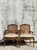 19th Century Vintage Regency 19th Century Cane Back Fauteuil Chairs - a Pair For Sale - Image 5 of 12