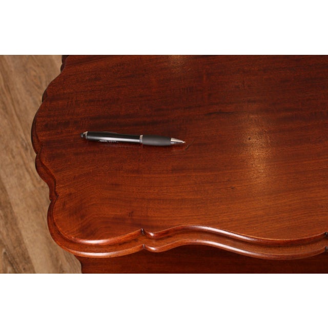 English Regency Antique Mahogany Metamorphic 3 Tier Dumb Waiter Table (B) For Sale - Image 12 of 13