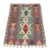 1960s Vintage Hand Knotted Kilim Rug For Sale