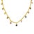 Metal Spinel Necklace With 14k Gold Oval Link Chain For Sale - Image 7 of 11