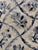 Vintage Large Blue and White Needlepoint on Cream Background Textile For Sale In Raleigh - Image 6 of 8
