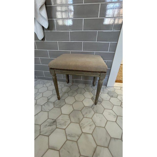 Late 20th Century Late 20th Century Louis Style Upholstered Benches, 2 Pieces For Sale - Image 5 of 15