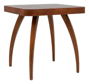 1960s Czech Walnut Spider Table By J. Halabala