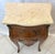 Mid 20th Century Vintage French Louis XVI Style Bombay Chest With Marble Top For Sale - Image 5 of 18