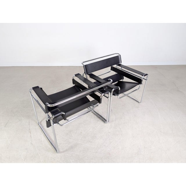 Metal Wassily Chair by Breuer for Knoll International For Sale - Image 7 of 13