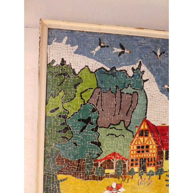 1950s Glass Paste Mosaic Panel, 1960s For Sale - Image 5 of 12