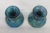 Indiana Carnival Glass Harvest Grape Blue Iridescent Candle Holders a Pair For Sale - Image 11 of 12