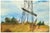 American Mid Century Windmill Rural Landscape by H. Kendall For Sale - Image 3 of 5