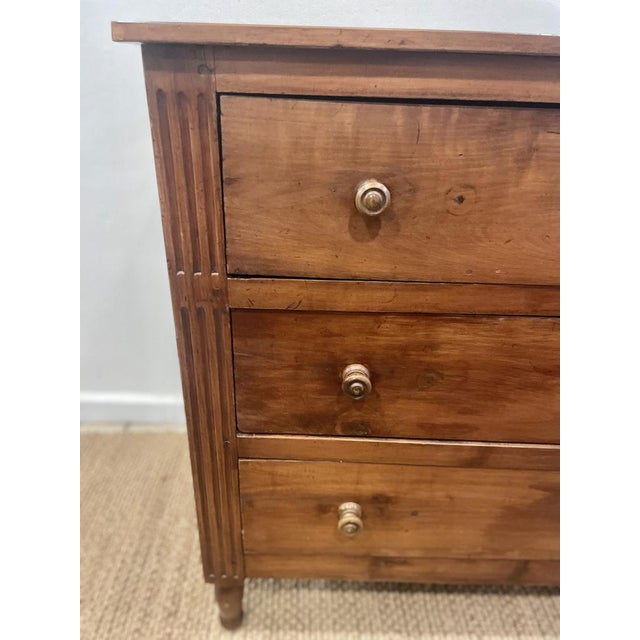 French Chest of Drawers in Walnut For Sale - Image 6 of 11
