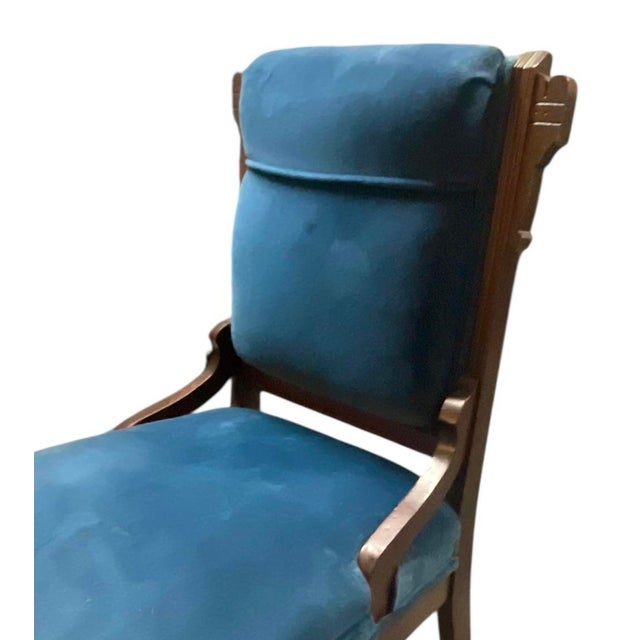 Pair of Antique Eastlake Victorian Parlor Chairs From the 19th Century For Sale - Image 4 of 9