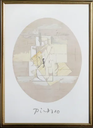 1980s "Violon" Lithograph After Pablo Picasso