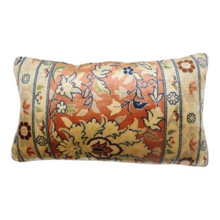 Vintage Zabihi Collection Persian Tabriz Bolster Pillow For Sale