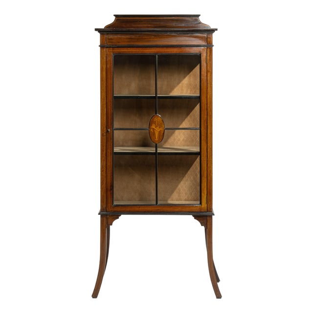 Edwardian Inlaid Cabinet United Kingdom 19th Century For Sale