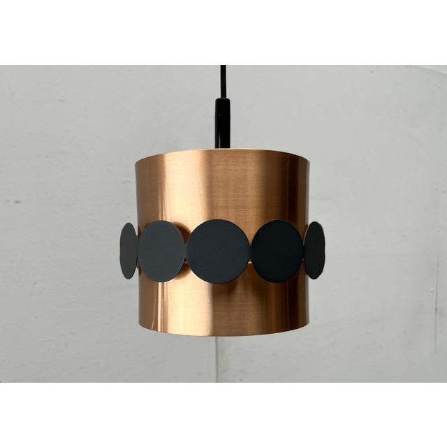 Mid-Century Modern German Copper Pendant Lamp from Doria, 1960s For Sale - Image 11 of 18
