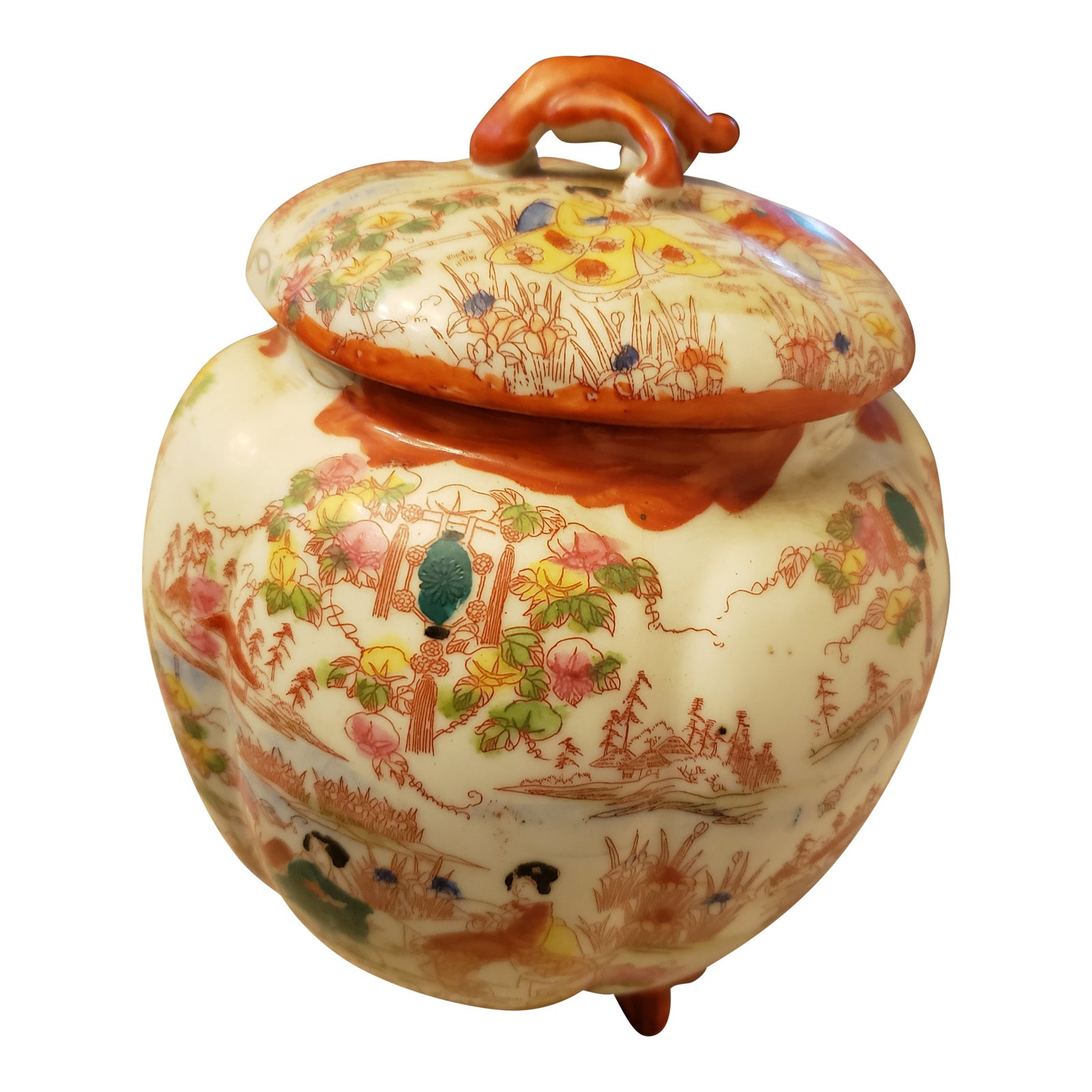 Chinese Lidded Ginger Jar Chairish
