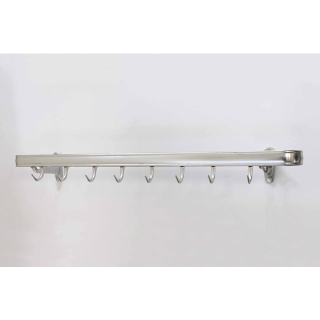 Mid-Century Modern Vintage Industrial Aluminum Wardrobe, 1960s For Sale - Image 3 of 8