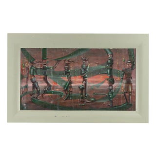 Franz Bayer, Story of the Soldier, 1975, Oil For Sale