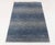 4' x 6' Savannah Hand Knotted Modern Blue Gray Wool & Silk Rug For Sale - Image 17 of 18