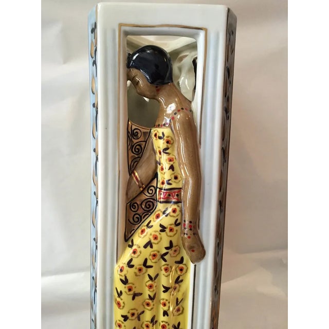 Art Deco Ceramic Sculpture For Sale - Image 6 of 9