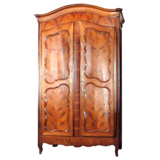 Early 19th Century French Cherry Armoire For Sale