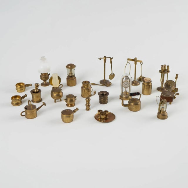 Vintage Brass Temptations Miniature Collection For Sale - Image 4 of 12