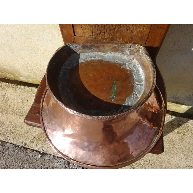 Antique Copper Fountain on Oak Base For Sale - Image 17 of 18
