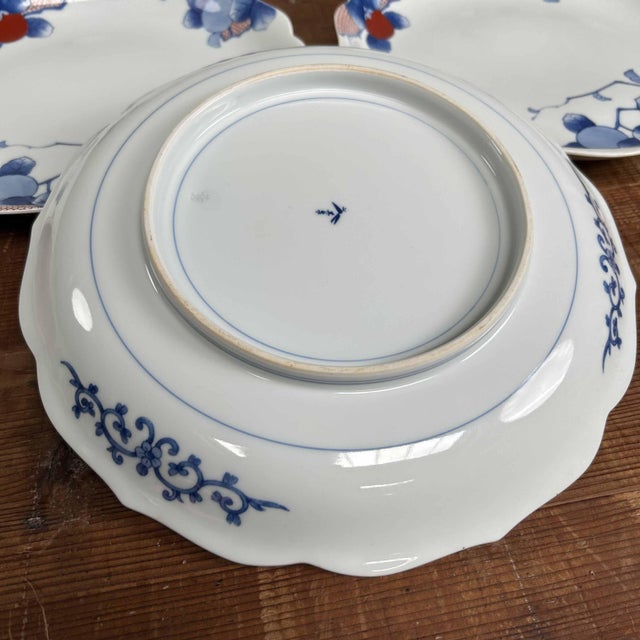 Vintage Plates in Porcelain, 1950s, Set of 5 For Sale - Image 10 of 18