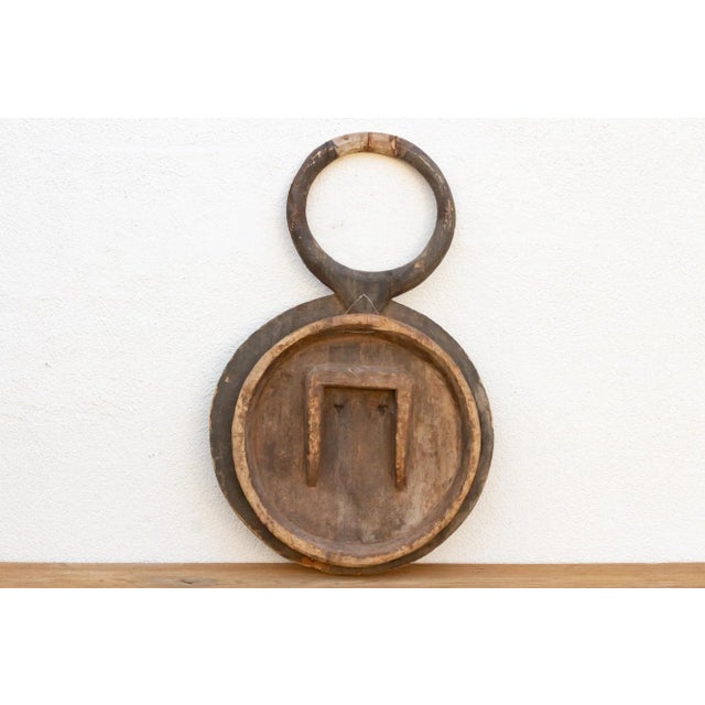 Black Vintage African Ceremonial Goli Mask For Sale - Image 8 of 9