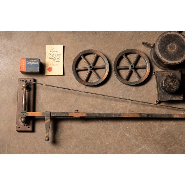 Industrial Late 19th Century N-O-S Japanned Copper Dental Drill by Ritter For Sale - Image 3 of 10