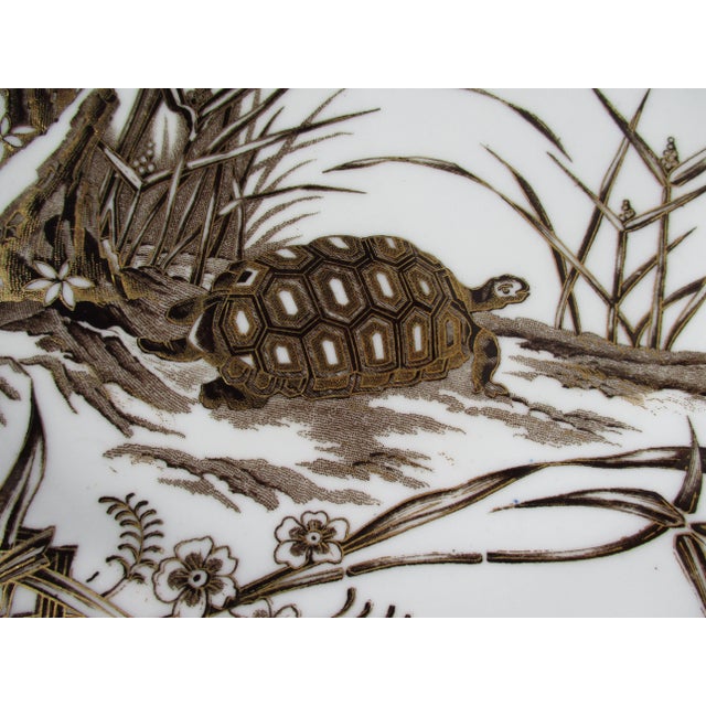 Four Royal Worcester Hand Painted English Porcelain Serving Dishes 1870's - a Set of 4 For Sale In New York - Image 6 of 10