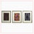 Antique Woodcut in the Style of Matisse, 1910s, Set of 3 For Sale