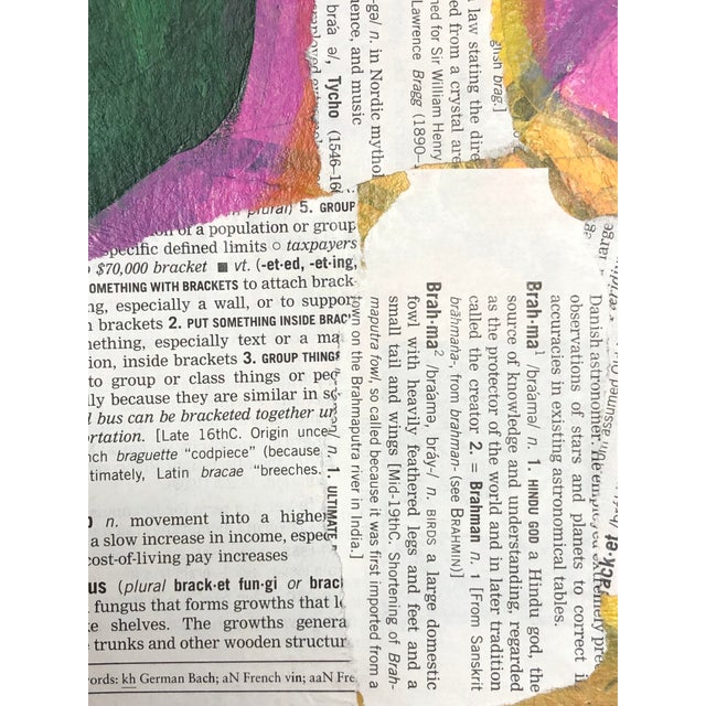 Contemporary The Observer by Cassandra Auker, Small Mixed Media Artwork on Paper For Sale - Image 3 of 8