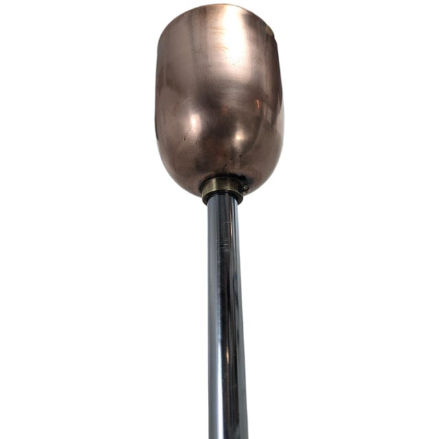 Metal Art Deco Pendant Lamp, 1930s For Sale - Image 7 of 13