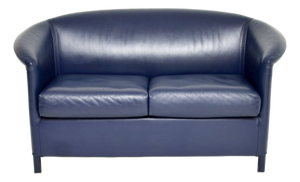 Vintage Two-Seater Sofa in Leather from Wittmann, 1980