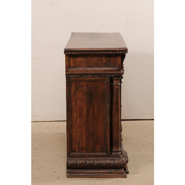 Italian Early 19th C. Cabinet W/ Pilaster Side Posts For Sale - Image 3 of 11