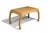 Studio coffee or side table, finely handcrafted of solid bird’s-eye maple with beautifully figured grain throughout. The...