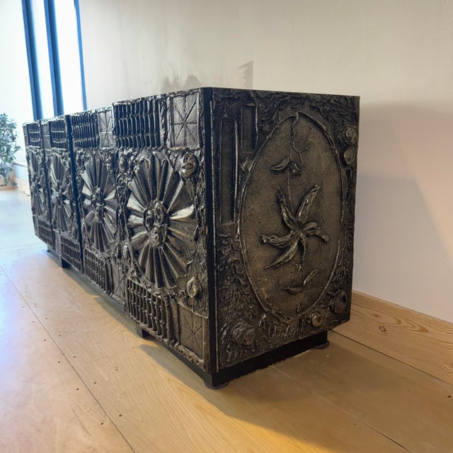 Adrian Pearsall "Goop" Brutalist Console Credenza For Sale - Image 11 of 11