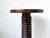 Wood Oak Press Screw Stand with Metal Base, 19th Century For Sale - Image 7 of 18
