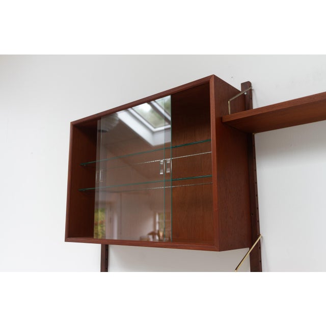 Modern Danish Teak 2-Bay Modular Wall Unit by Poul Cadovius for Cado, 1960s For Sale - Image 17 of 18