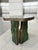 Italian Raku Ceramic & Bronze Sculptural Side Table For Sale - Image 4 of 12