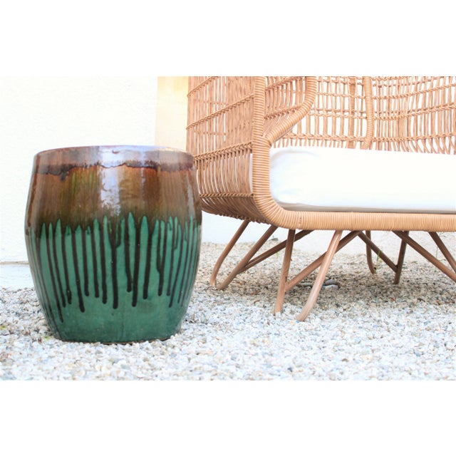 Mid-Century Modern Oversized Mid-Century Modern Studio Art Pottery Garden Planter 16" Large For Sale - Image 3 of 5