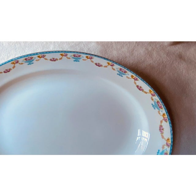 1930s Grindley & Co "The Royston" Bone China Meat Platter – Vermont Estate Find For Sale - Image 10 of 18