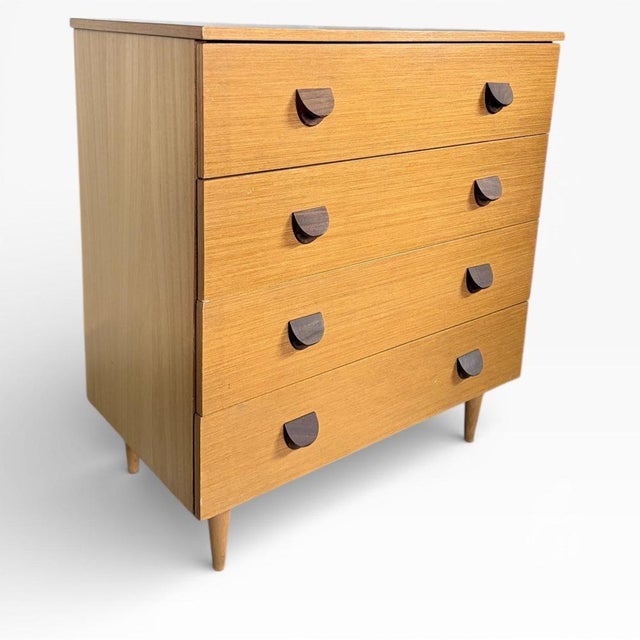 Vintage Chest of Drawers in Teak For Sale - Image 4 of 7