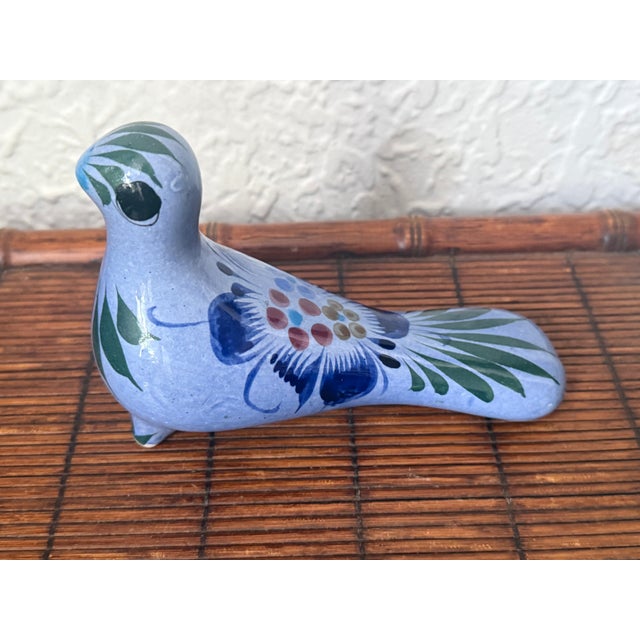 Charming and rare blue Mexican Tonalá bird. Please see condition details noted. Most items found at Pub & Oasis are...