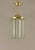 Metal Art Deco Viennese Pendant Chandelier with Hand-Cut Glass, 1920s For Sale - Image 7 of 10