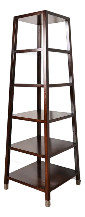 Baker Furniture Modern Mahogany Etagere