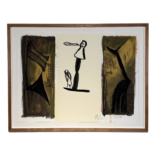 Gérard Garouste, Triptych Ecclesiastes, 1996, Lithograph, Framed For Sale